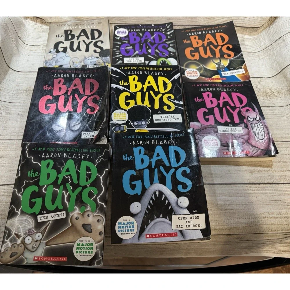 Complete Set Series - Lot of 20 THE BAD GUYS books by Aaron Blabey Paperback